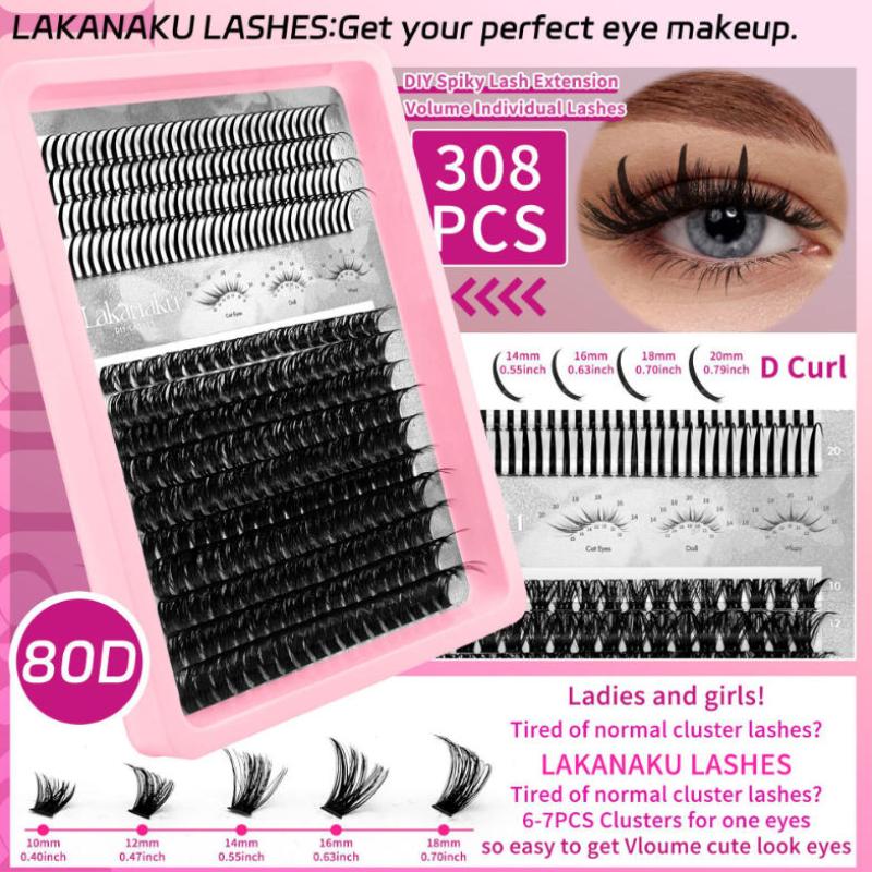 Eyelash Extension Wispy - 1 Conjunto de Cílios Individuais DIY,