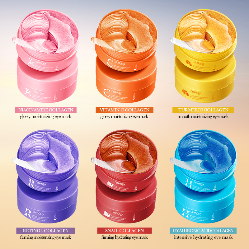 Eye Pad Collagen - 1 Caixa com 80 Máscaras Hidratantes