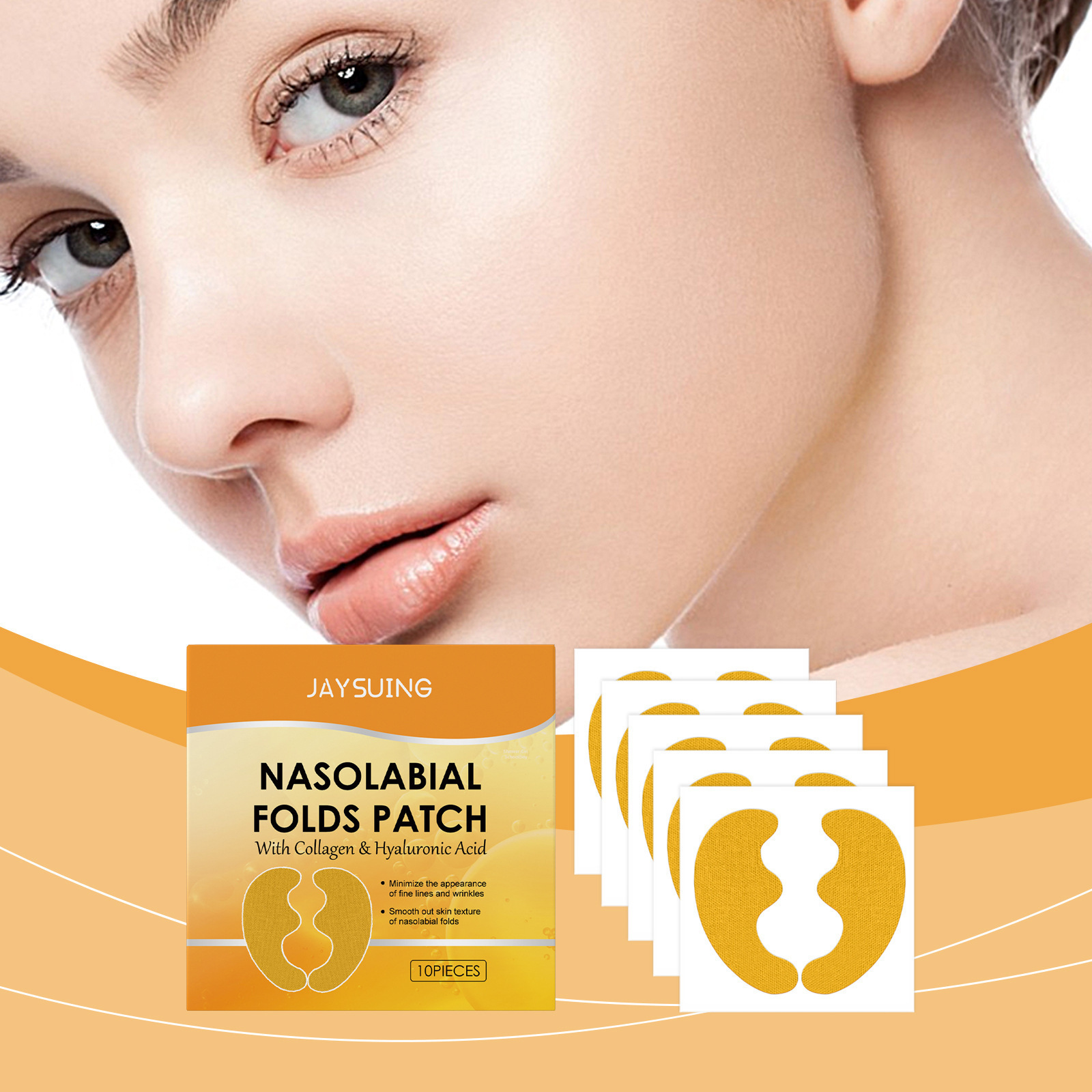 Eye Pad Collagen - Adesivo Antirrugas com Ácido Hialurônico para