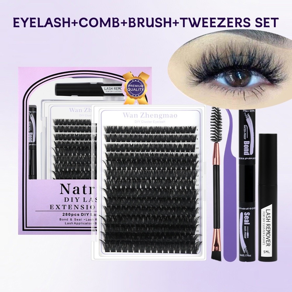 Eyelash Extension Wispy - Cílios Postiços de 8-18mm de Comprimento,