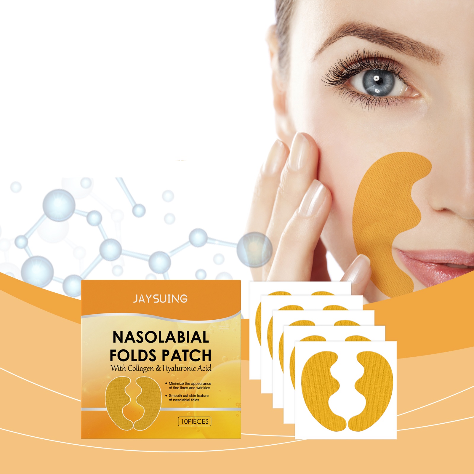 Adesivo Antirrugas com Ácido H - Eye Pad Collagen avaliação e preço
