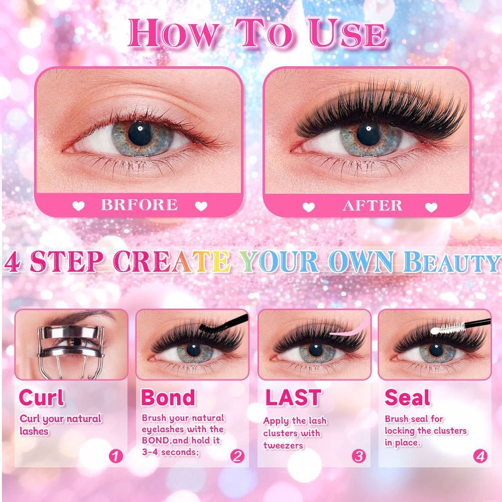 Cílios Postiços com Efeito Nat - Eyelash Extension Wispy avaliação e preço