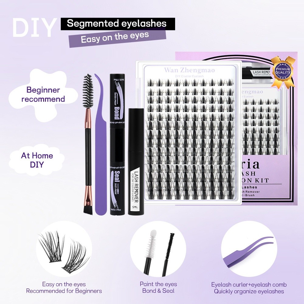 Cílios Postiços de 8-18mm de C - Eyelash Extension Wispy avaliação e preço