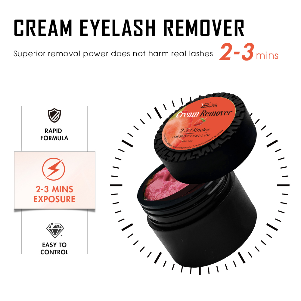 Iwybbeauty creme removedor de  - Eyelash Extension Gel Remover avaliação e preço