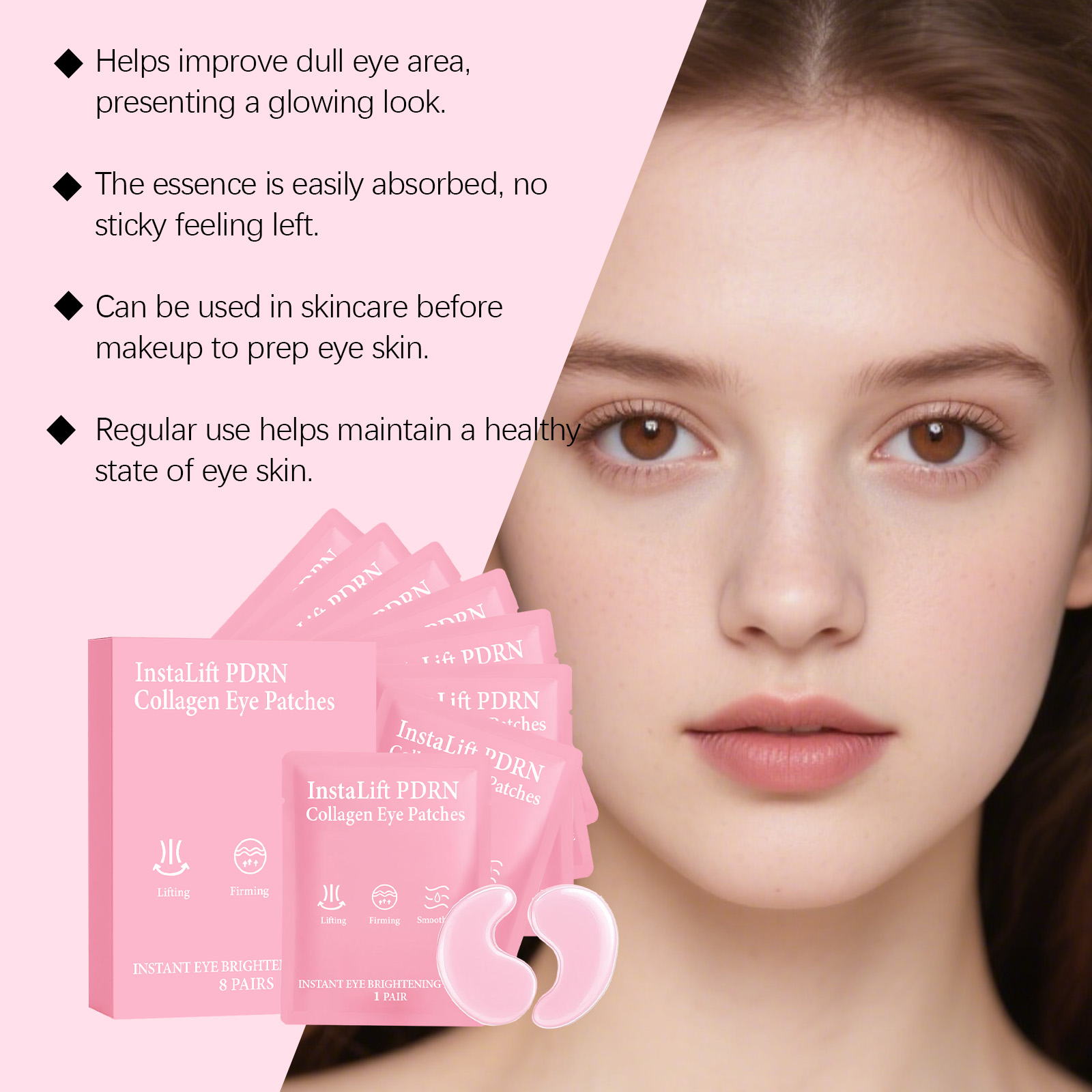 Instalift PDRN Colágeno Eye Pa - Eye Pad Collagen avaliação e preço